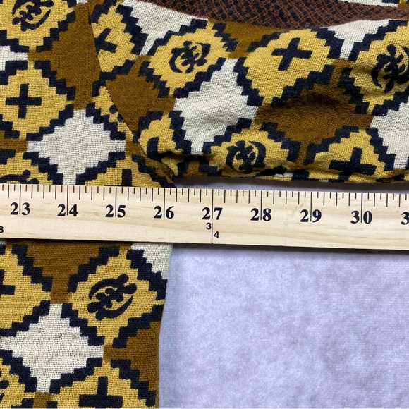 Shermarke Vintage Coat Adult One Size Gye Nyame Ghana Adrinka Symbol Collared - Picture 15 of 16